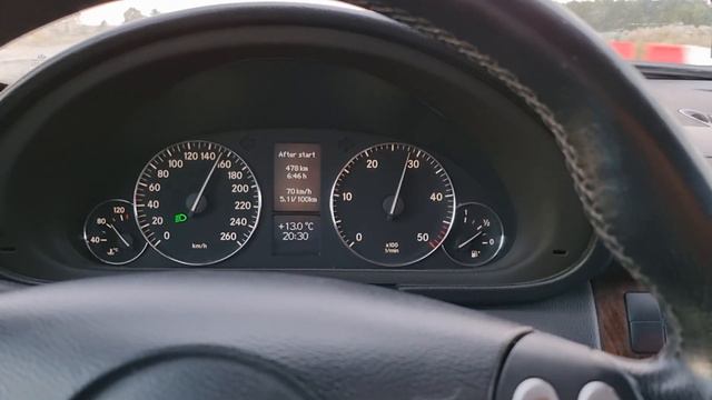 OLD MERCEDES W203 2.2 CDI 150 KM 2005 YEAR DRIVING - 470.000 Km Mileage !! Acceleration