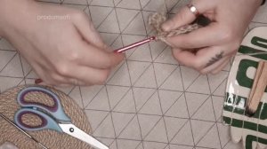 Вяжем ЭКО-губку для посуды | обучающее видео по вязанию крючком