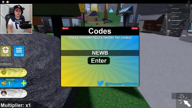 ALL NEW *SECRET* CODES! ?LASERS UPDATE? ROBLOX Mega Noob Simulator смотреть онлайн