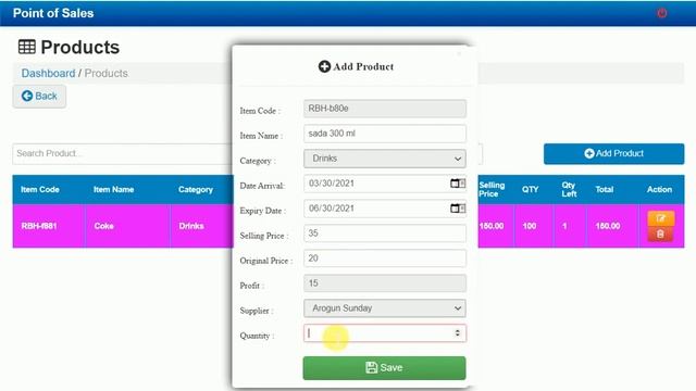 Student Final Year Project - Point of Sale (POS) and Debt Management System in PHP, MySQL Database. смотреть онлайн