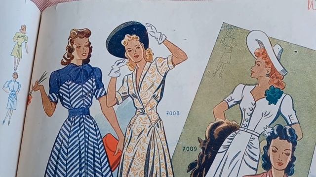 Послевоенные моды. Журнал 1946 года.#моды #винтажные#fashionstyle#vintage