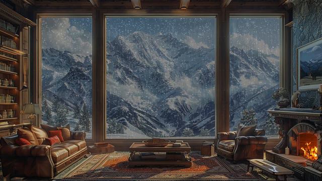 Piano On A Rainy Day And A Roaring Fire Help Reduce Stress And Sleep Better смотреть онлайн