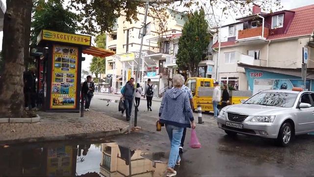 АЛУШТА. ХОЛОД ПРИШЁЛ. Вот И ВСЁ. ИДУ по ГОРЬКОГО на НАБЕРЕЖНУЮ. увидела ТЁМНОЕ МОРЕ. 21.09.2021 КРЫ смотреть онлайн