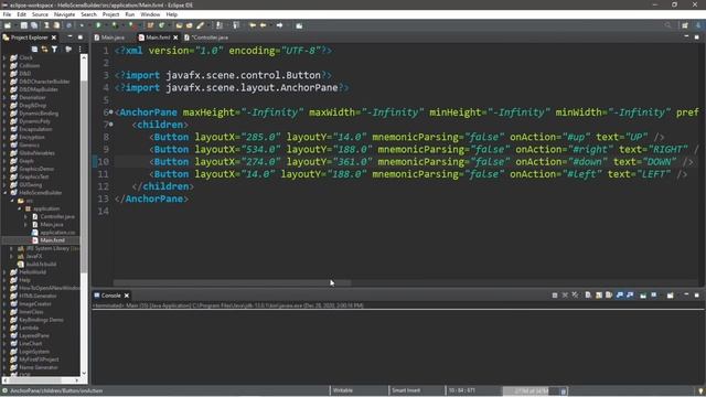 JavaFX Event Handling using Scene Builder ? смотреть онлайн