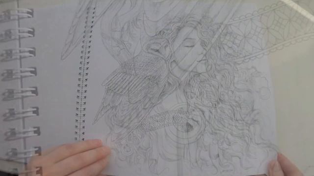 Обзор раскраски Ноктюрны / Nocturnes. Анастасия Колдарева. Раскраски антистресс. смотреть онлайн