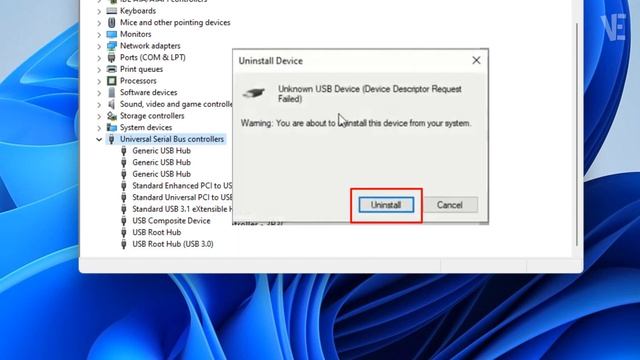 Fix Unknown USB Device (Device Descriptor Request Failed) Windows 11/10 | Solve unknown usb device смотреть онлайн