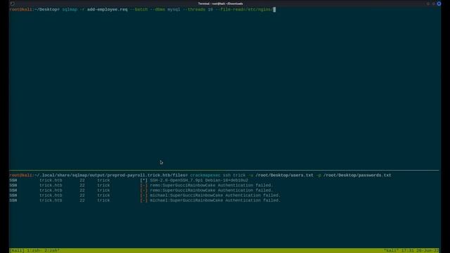 HackTheBox "Trick" Writeup смотреть онлайн