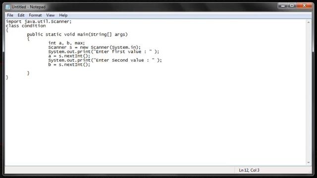 Java Program : Find largest from two using conditional operator in Hindi Episode# 06 смотреть онлайн