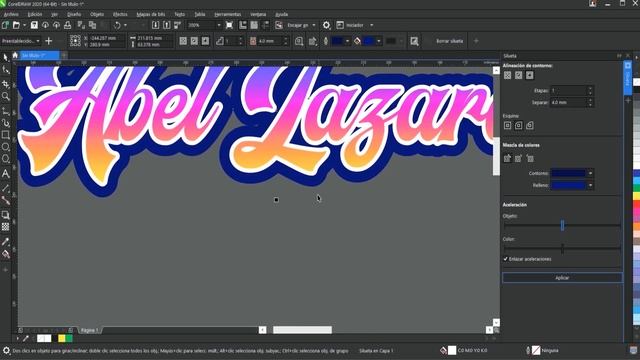 EDITAR TEXTO ARTISTICO - COREL DRAW 2020 смотреть онлайн