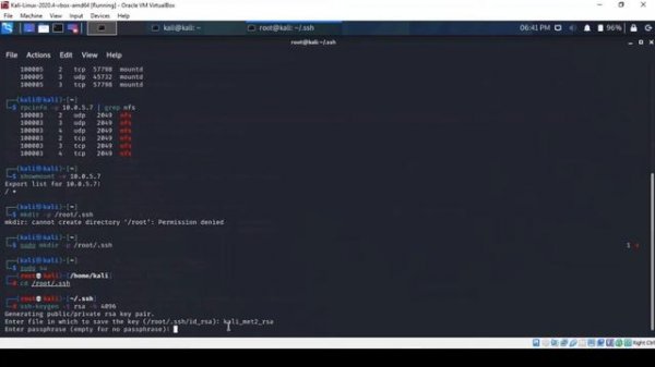 Hacking Metasploitable2 with Kali Linux - Exploiting Ports 111 2049 rpcbind nfs