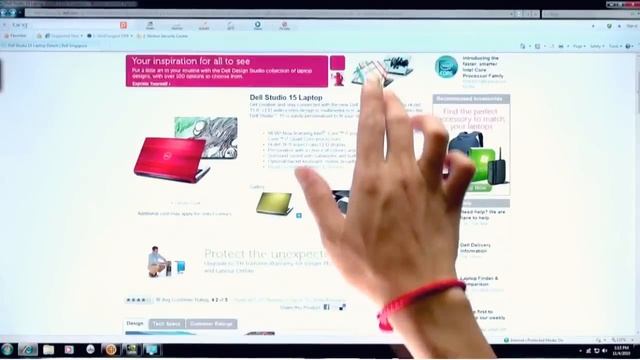 DELL ST2220T Multi-Touch Monitor смотреть онлайн