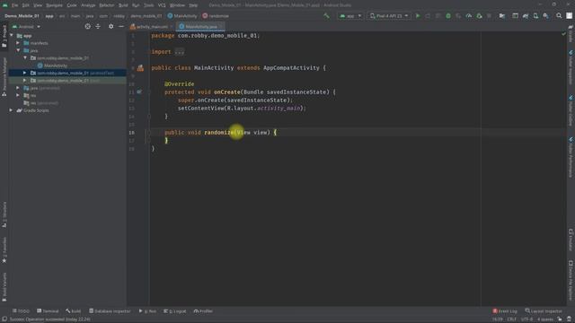 Android Tutorial - Using findViewById and onClick смотреть онлайн
