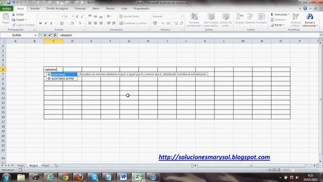 Crear números aleatorios en Excel 2007 / 2010. (0,51') смотреть онлайн