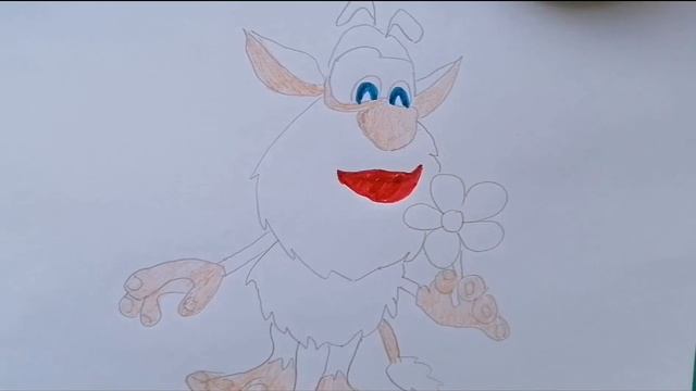 Рисуем и раскрашиваем Бубу. Для детей. Раскраска. смотреть онлайн