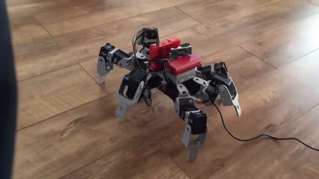 Robotis kingspider on a Raspberry PI and Java controller code смотреть онлайн