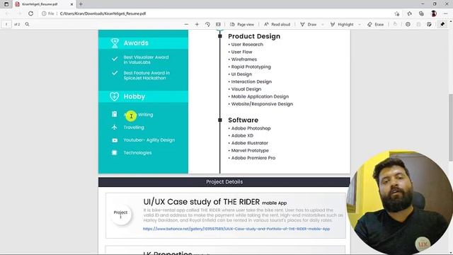 UI/UX Designer Resume Presentation| how should your resume be? | UI/UX in Telugu