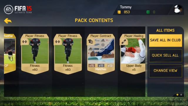 Fifa 15 Ultimate Team Android : Pack Opening #1 "The luck just doesn't exist" смотреть онлайн