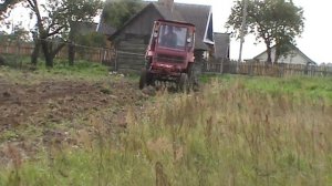 культивирует Трактор Т-16