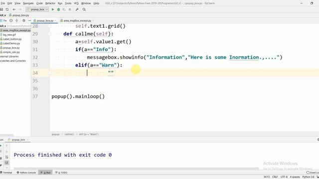 Python GUI - popup boxes with examples - step by step explanation Part 4 смотреть онлайн