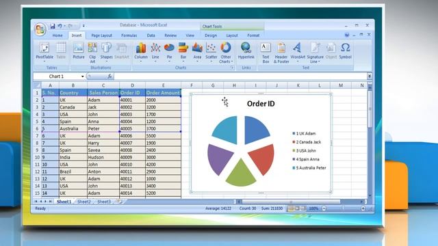 Microsoft® Excel 2007: How to create a basic chart on Windows® Vista смотреть онлайн
