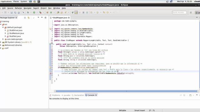 Ejemplo MapReduce con Hadoop y Eclipse смотреть онлайн