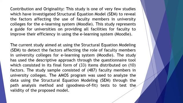 Using Structural Equation Model to Reveal Factors Affecting Faculty Members in University Colleges смотреть онлайн