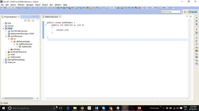 Test the webservice (SOAP) in Eclipse смотреть онлайн
