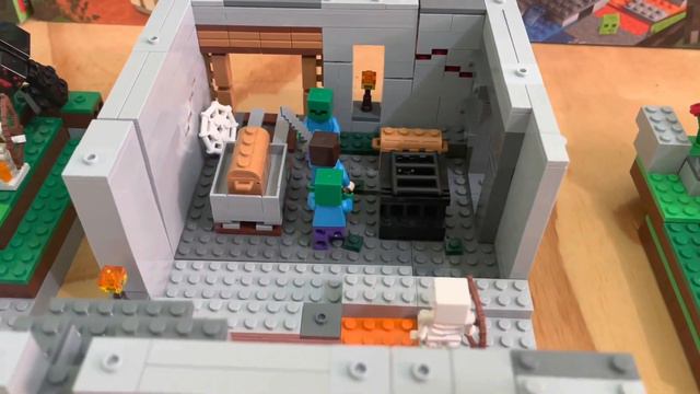 LEGO Minecraft MOC - Cave system + plains village смотреть онлайн