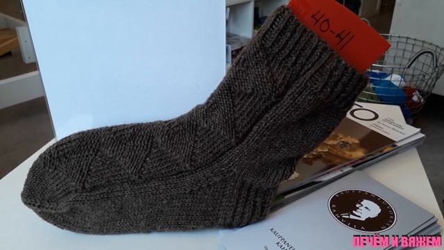 Рабочий заказ/Вяжем носки#носки#вязаниеносков. смотреть онлайн