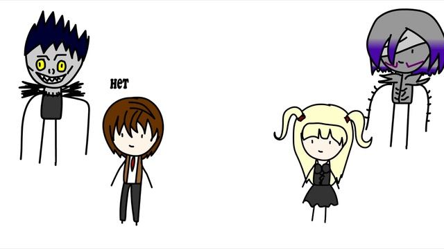 Тетрадь смерти в двух словах смотреть онлайн