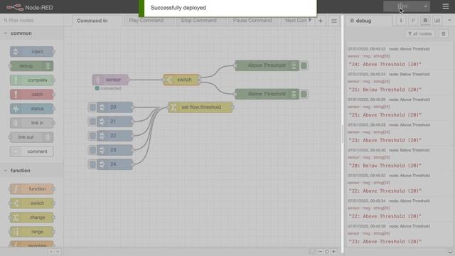 Routing Messages - Node-RED Essentials смотреть онлайн