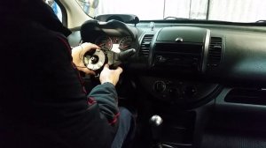 ниссан ноут как снять руль и подушку безопасности