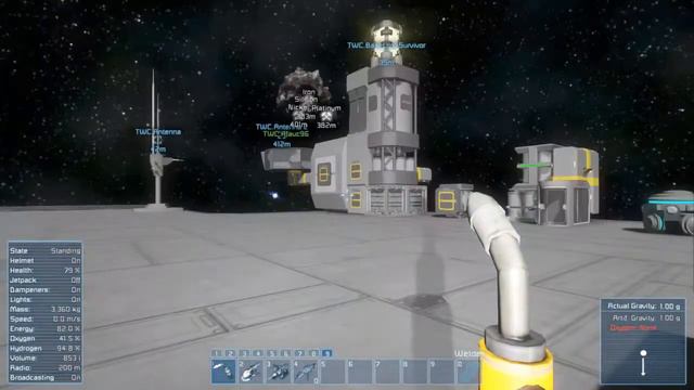 Space Engineers Co-op EP. 1 - Mining our own business смотреть онлайн
