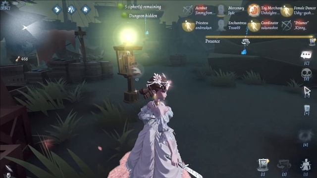 Identity V Bloody Queen Duo hunters gameplay "Lady bella" skin another normal match смотреть онлайн