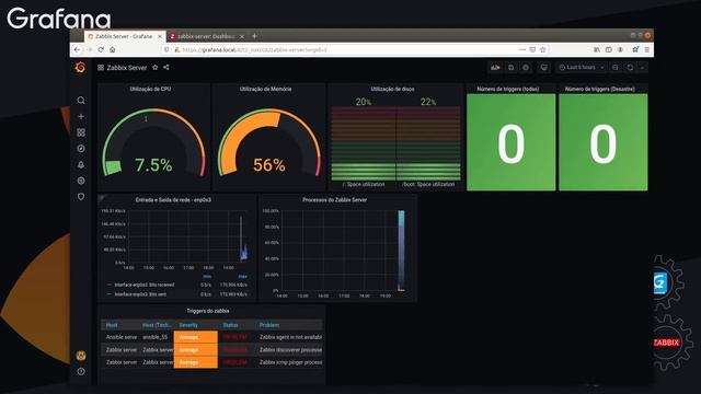19 - Grafana Plug-in Zabbix Problems (Lista de triggers ativas) смотреть онлайн
