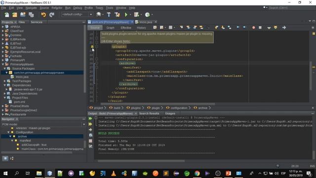 Introducción a Java (parte 3): Usando Maven para jar ejecutable смотреть онлайн