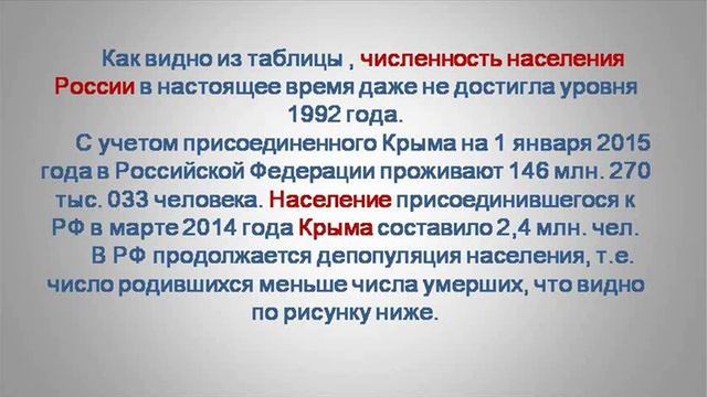 Демография и численность населения России. Причины демографического кризиса смотреть онлайн