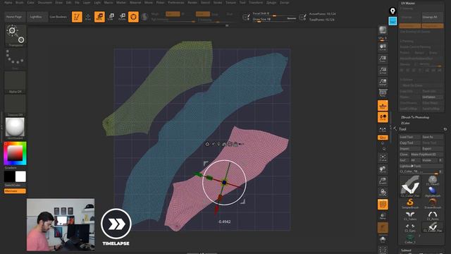 5 Finishing the UV mapping Time-lapse смотреть онлайн