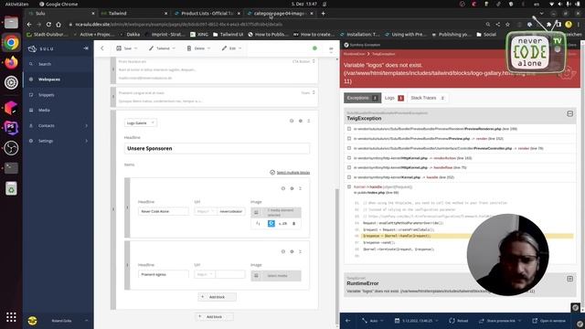 Part 3: Tailwind CSS Tutorial für eine Image Galerie mit Twig in Symfony смотреть онлайн