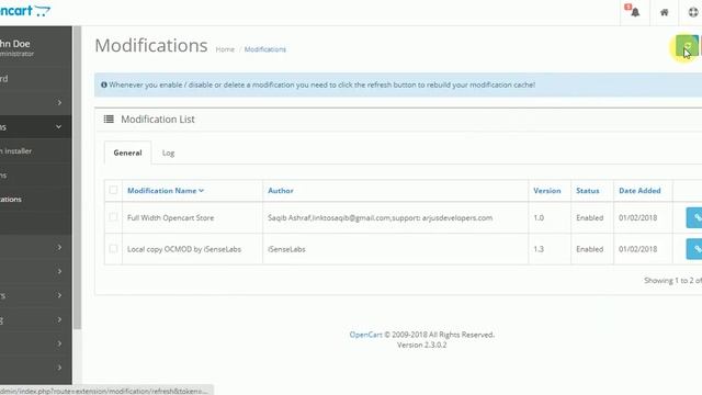 Full Width Opencart Theme Extension смотреть онлайн