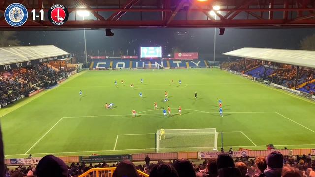 CARNAGE AS COUNTY STUN CHARLTON IN CUP SHOCK! | Stockport County vs Charlton Athletic Match Vlog смотреть онлайн