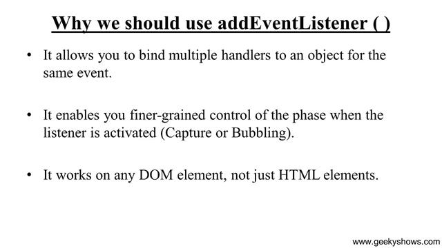 addEventListener in JavaScript (Hindi) смотреть онлайн