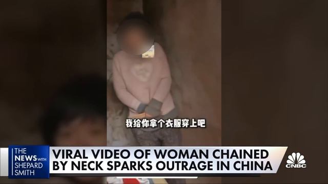 Viral video of woman chained by neck in China sparks outrage смотреть онлайн
