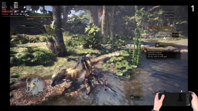 Monster Hunter: World Steam Deck Gameplay and Best Settings смотреть онлайн