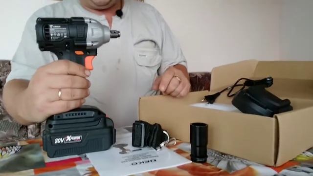 Распаковка гайковерта с алиэкспресс DEKO 20V. смотреть онлайн