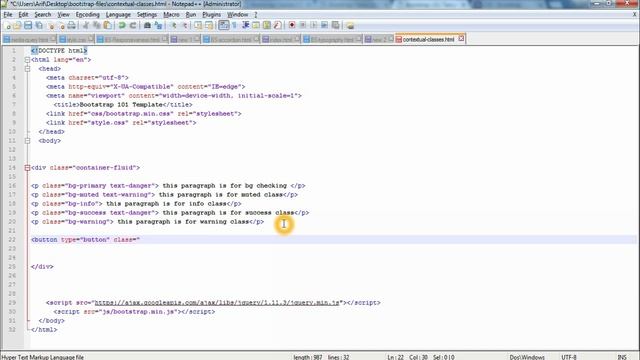 Learn Bootstrap in Hindi-25 Bootstrap Contextual Classes - II смотреть онлайн