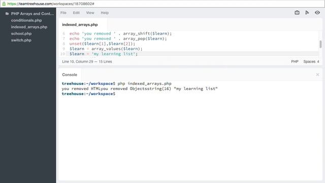 11. Editing Array Elements смотреть онлайн