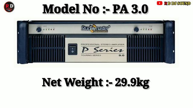 Studiomastar All P series Amplifier Price List 2023 | Pa 1.5 | Pa 2.0 | Pa 3.0 |Pa 4.5 | Pa 6.0 | смотреть онлайн