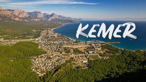 Турецкий город Кемер с квадрокоптера 4К