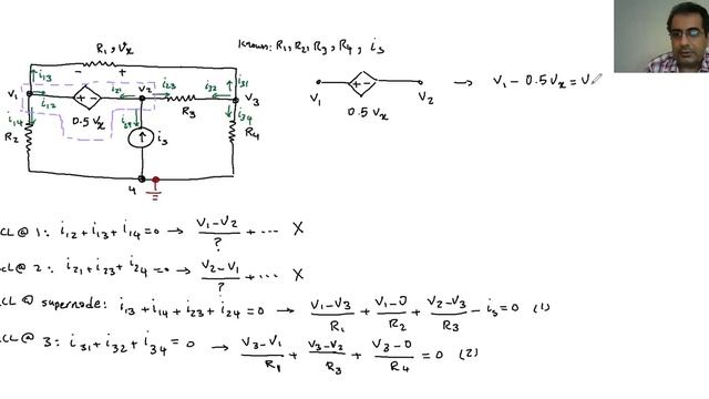 07: Node Voltage Method with Dependent Source (Engineering Circuit) смотреть онлайн